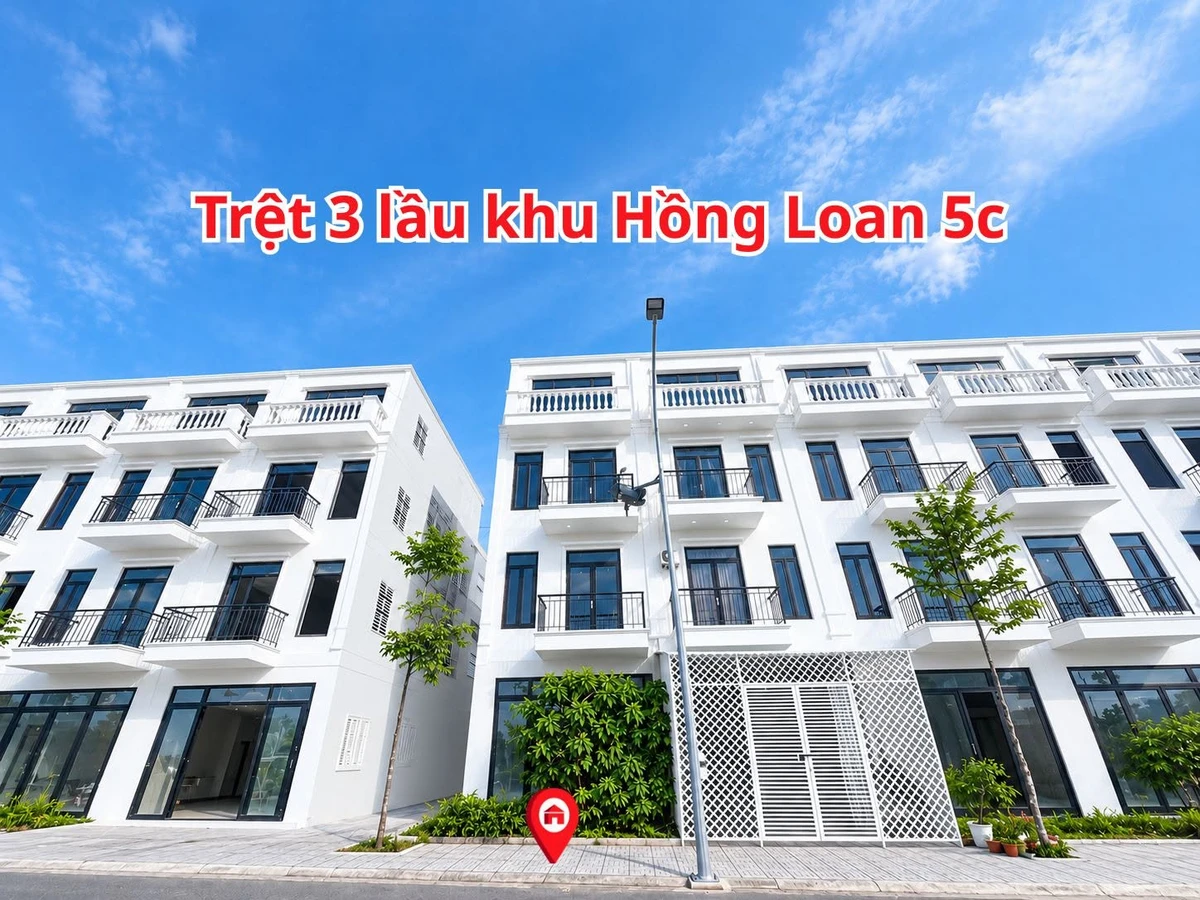 Bán nhà thô trệt 3 lầu 90m² (5x18m) khu Hồng Loan 5C, Cần Thơ - Ảnh 1