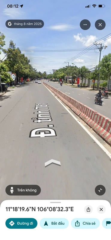 Bán đất mặt tiền DT 781 Tây Ninh 100m2