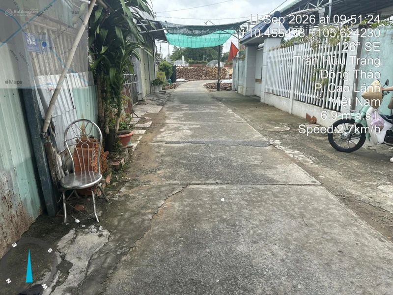 Bán nhà riêng tại số 91, Trần Hữu Trang, Cao Lãnh, 1,8 tỷ (thương lượng), 240,6m2