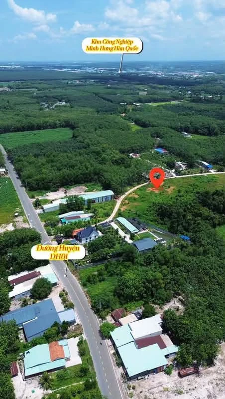 Bán lô đất 250m² Minh Thành Bình Dương trên 400 triệu - Ảnh thu nhỏ 2