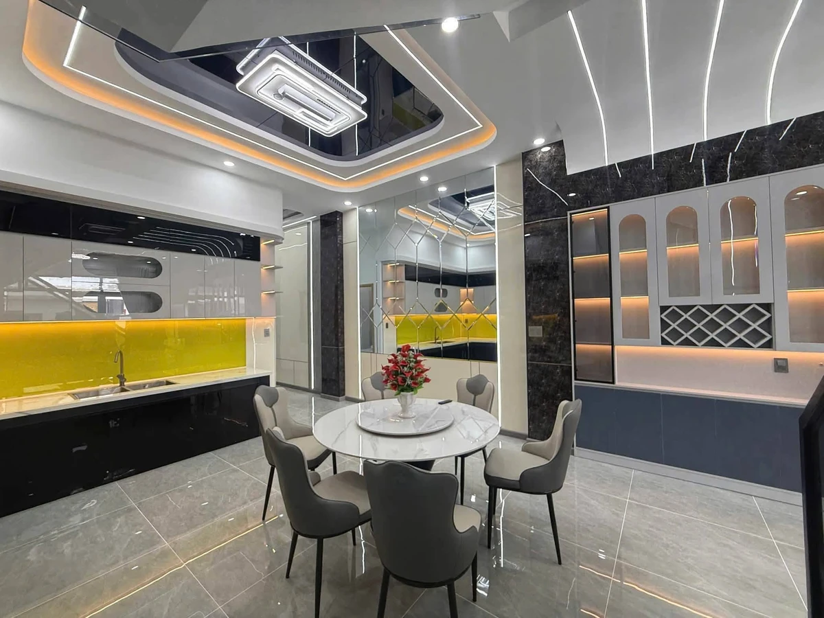 Bán nhà 1 trệt 2 lầu sân thượng 110m², 4 phòng ngủ, phường Đông Hòa, Thủ Đức - Ảnh thu nhỏ 4