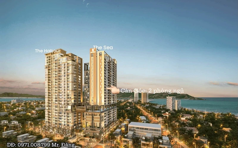 Bán căn góc 2 mặt tiền 65m² view biển Simona Heights Quy Nhơn