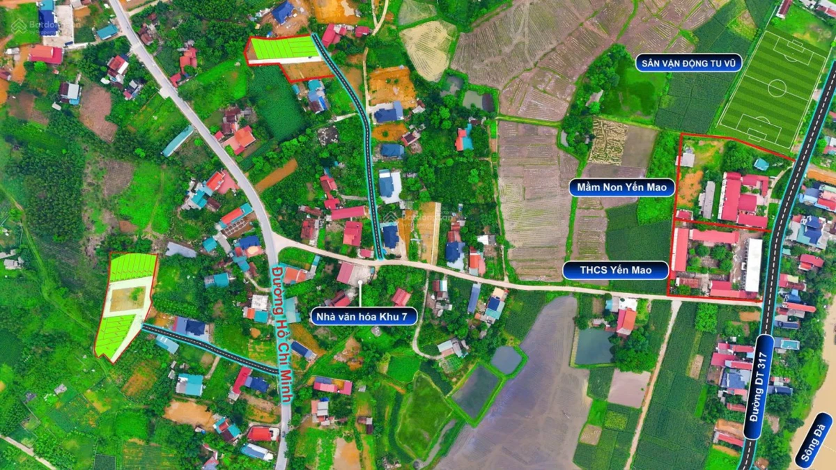 330 triệu, bán đất ở đường Tỉnh Lộ 317, Xã Tu Vũ, Thanh Thủy, Phú Thọ, 105m² giá siêu hời - Ảnh 1
