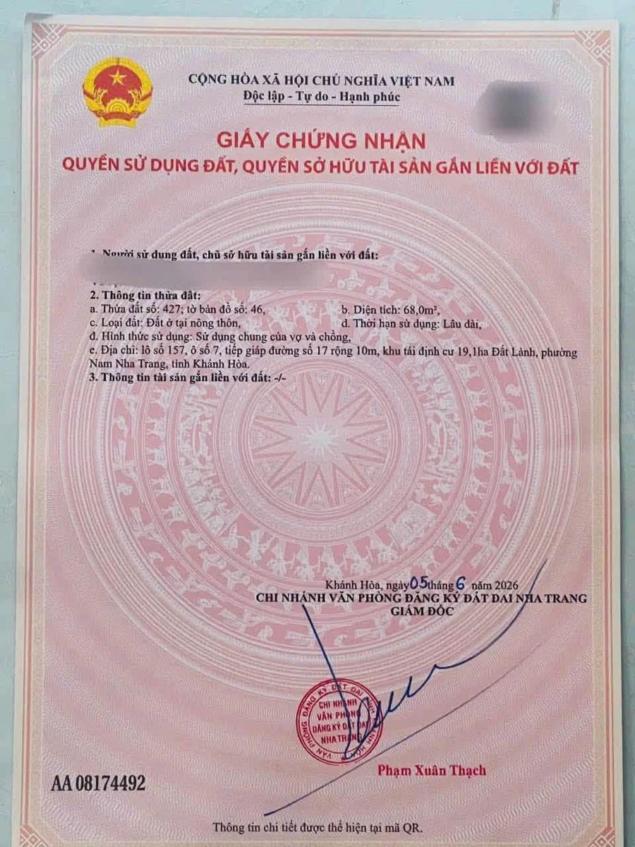 Bán đất nền 68m2 mặt đường Nha Trang 2,98 tỷ - Ảnh thu nhỏ 4