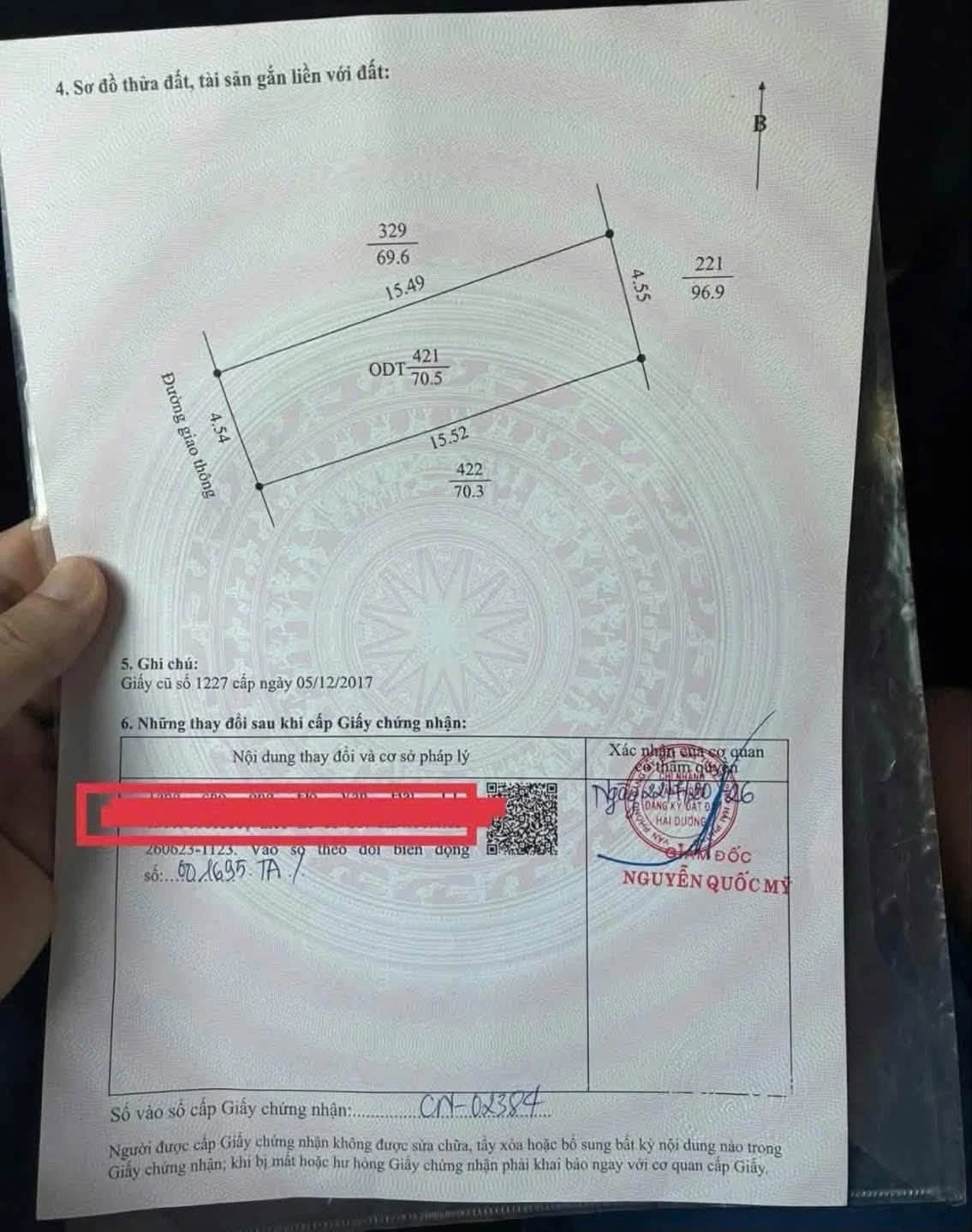 Bán thửa đất vuông vắn 70,5m² Ngô Quyền, 1 tỷ 800 triệu - Ảnh 1