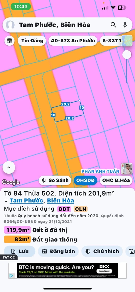 Bán đất Tâm Phước 10x20m, sổ sẵn gần trường an ninh - Ảnh thu nhỏ 5