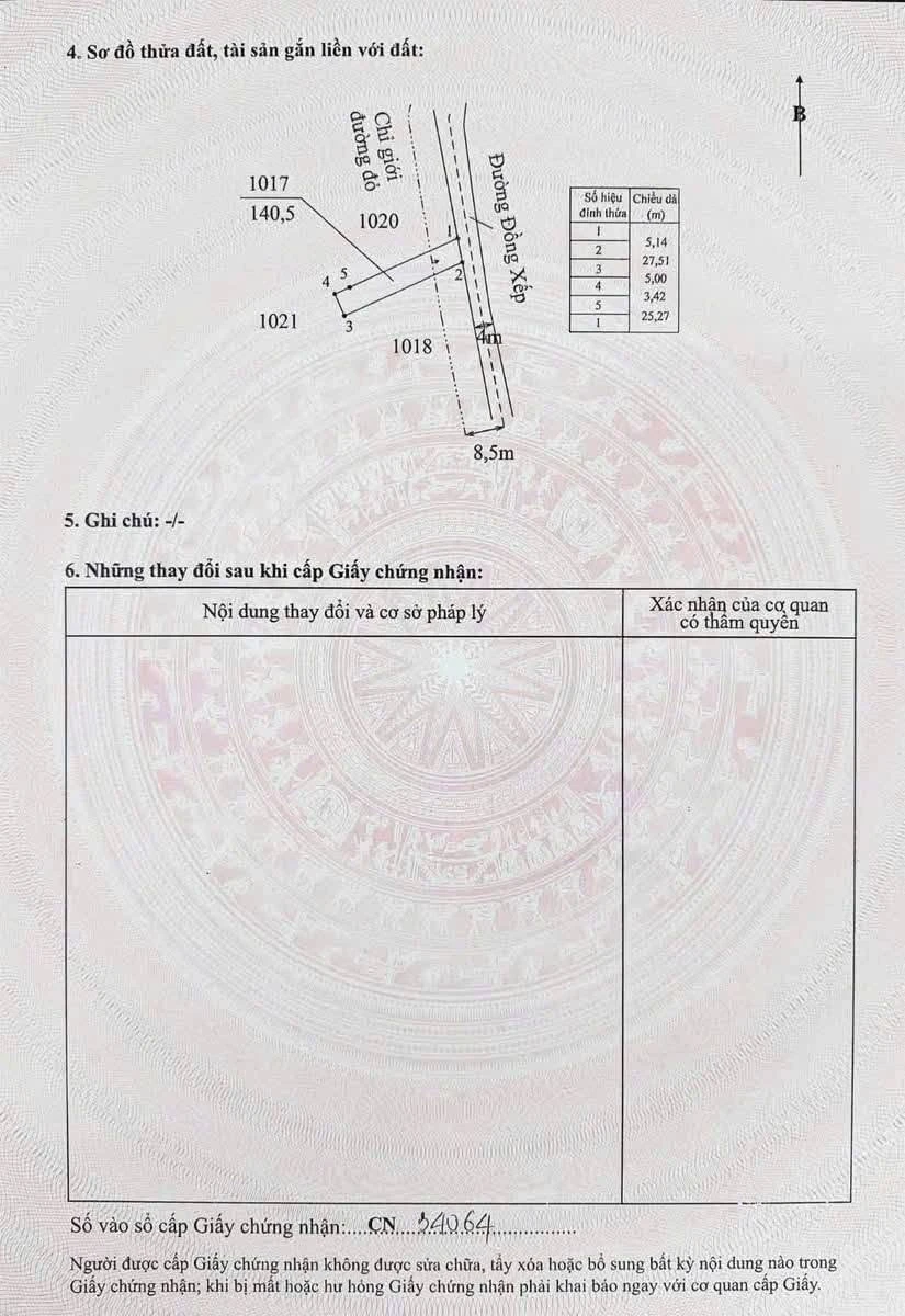 Bán 2 lô đất thổ cư Ao Gòn Cần Dước 5tr/m2 - Ảnh thu nhỏ 4