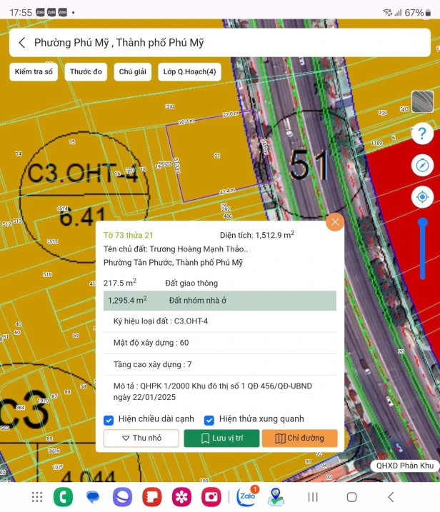 Bán 750m2 đất MT QL51, gần Cảng Cái Mép, tiện xây dựng KS, nhà hàng, nhà xưởng, showroom - Ảnh thu nhỏ 2
