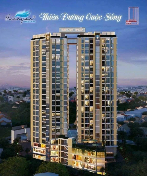 Bán căn hộ 52m² 2PN Thiên Quân Marina Plaza Cần Thơ 1.66 tỷ