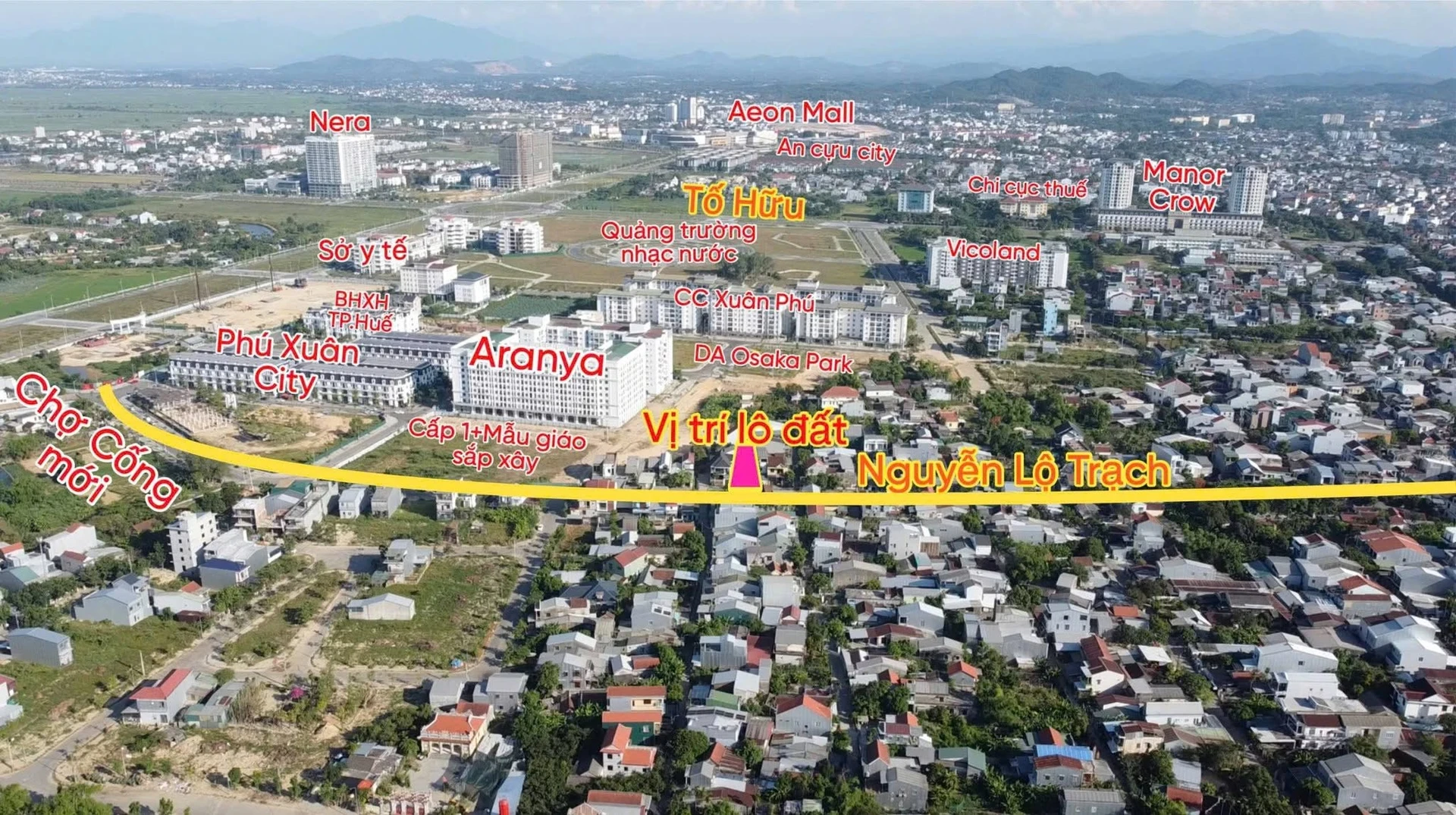 Bán đất mặt tiền Nguyễn Lộ Trạch Huế 136m² giá 7.4 tỷ - Ảnh 1