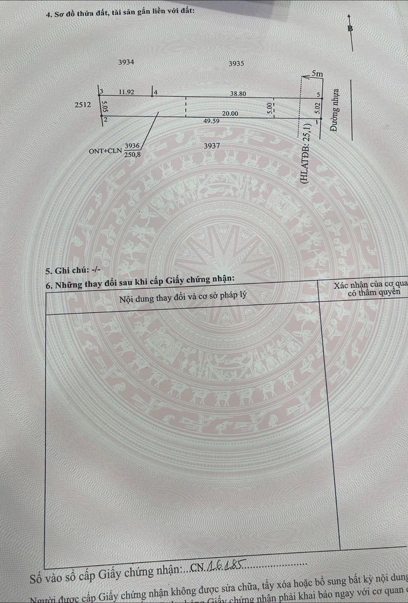 Bán đất 1500m² xã Dầu Tiếng TP HCM 1 tỷ - Ảnh thu nhỏ 5