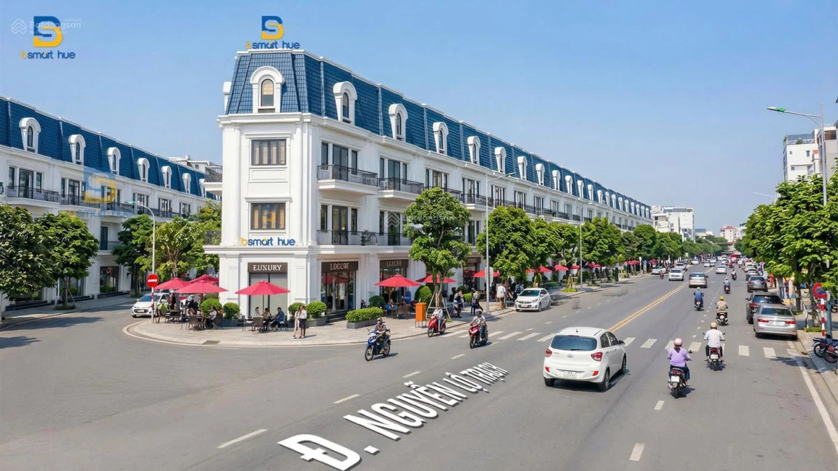 Shophouse Phú Xuân City thuê lại 500tr/năm nhà 4 tầng 9 phòng mặt tiền đại lộ 100m Võ Nguyên Giáp - Ảnh 1
