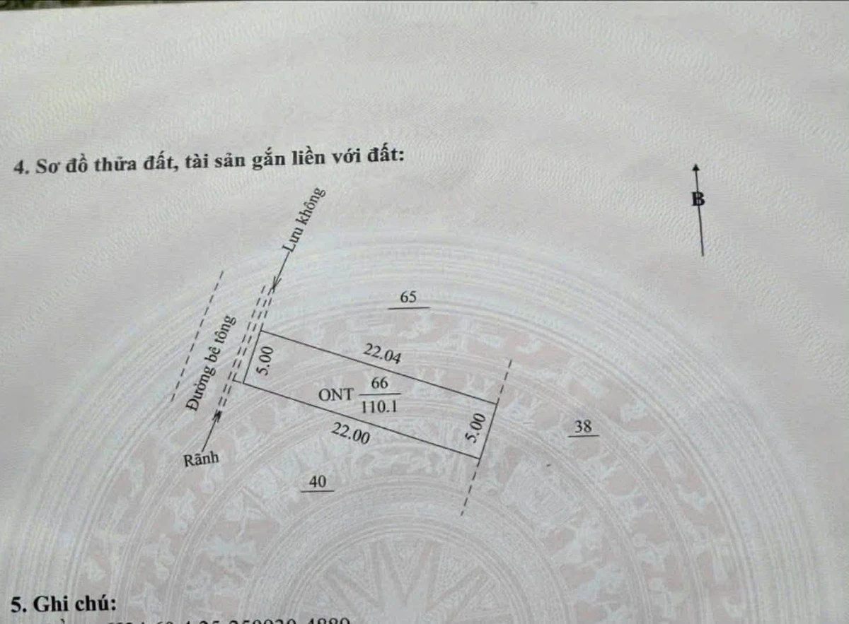 Bán đất thổ cư 110m2 mặt tiền 5m giá khoảng 1,2 tỷ tại Đào Xá, An Bình, Nam Sách, Hải Phòng - Ảnh thu nhỏ 3