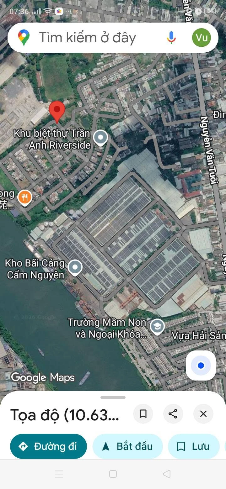 Bán đất nền lô góc 2 mặt tiền 168m2 KDC Trần Anh Riverside, Bến Lức, giá 3,5 tỷ - Ảnh 1