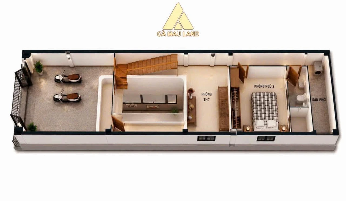 Bán nhà 1 trệt 1 lửng Sao Mai, 94.5m², 2.09 tỷ - Ảnh thu nhỏ 2