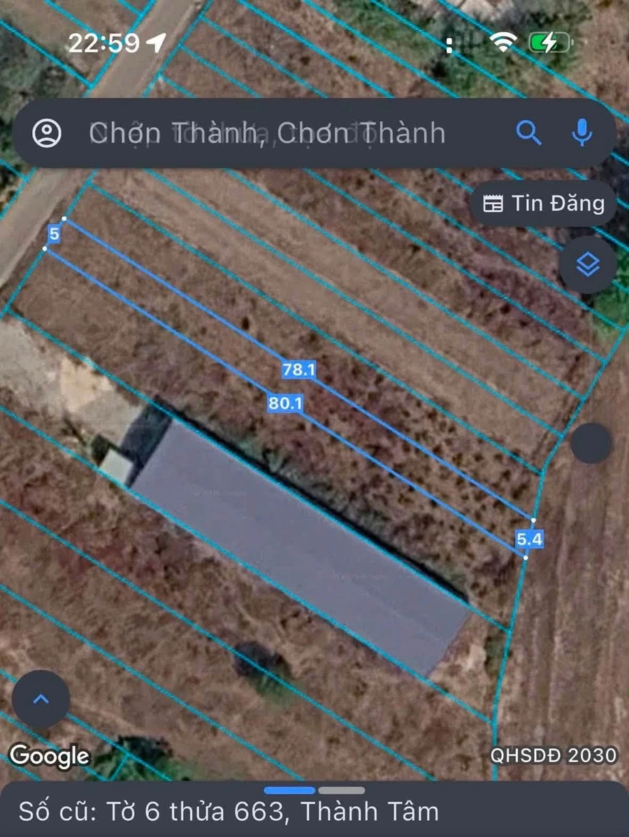 Bán đất 400m² mặt tiền đường 41 Thành Tâm 655 triệu - Ảnh thu nhỏ 3