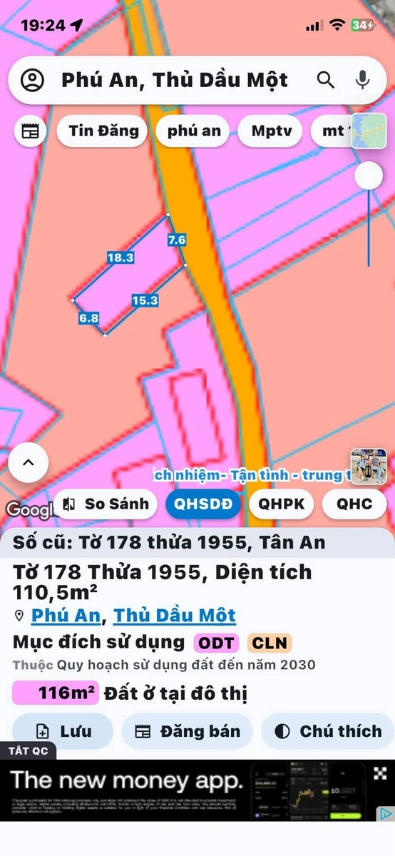 Bán đất mặt tiền 110m² Tân An (Thủ Đức) 1 tỷ 290 - Ảnh thu nhỏ 5