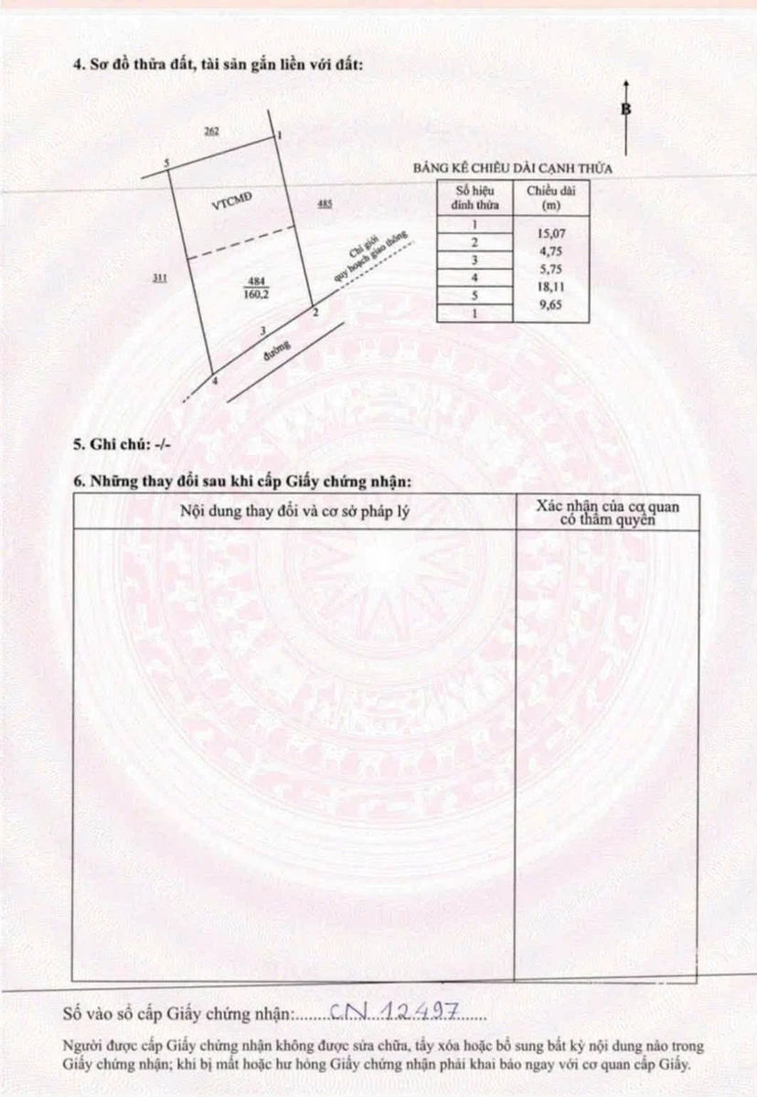 Bán lô đất Phước Hải 160m² mặt tiền bê tông - Ảnh 1