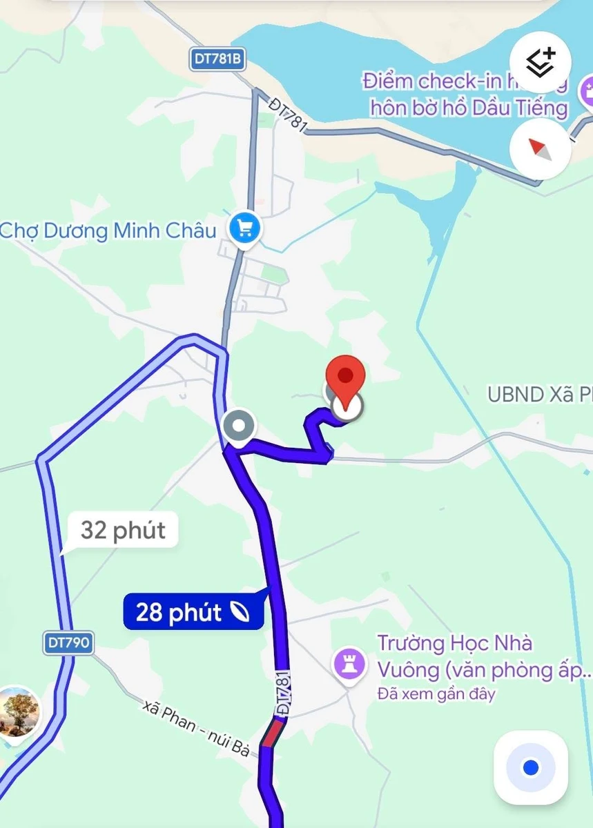 Bán đất thổ cư Suối Đá Dương Minh Châu 248m² 380 triệu - Ảnh thu nhỏ 5