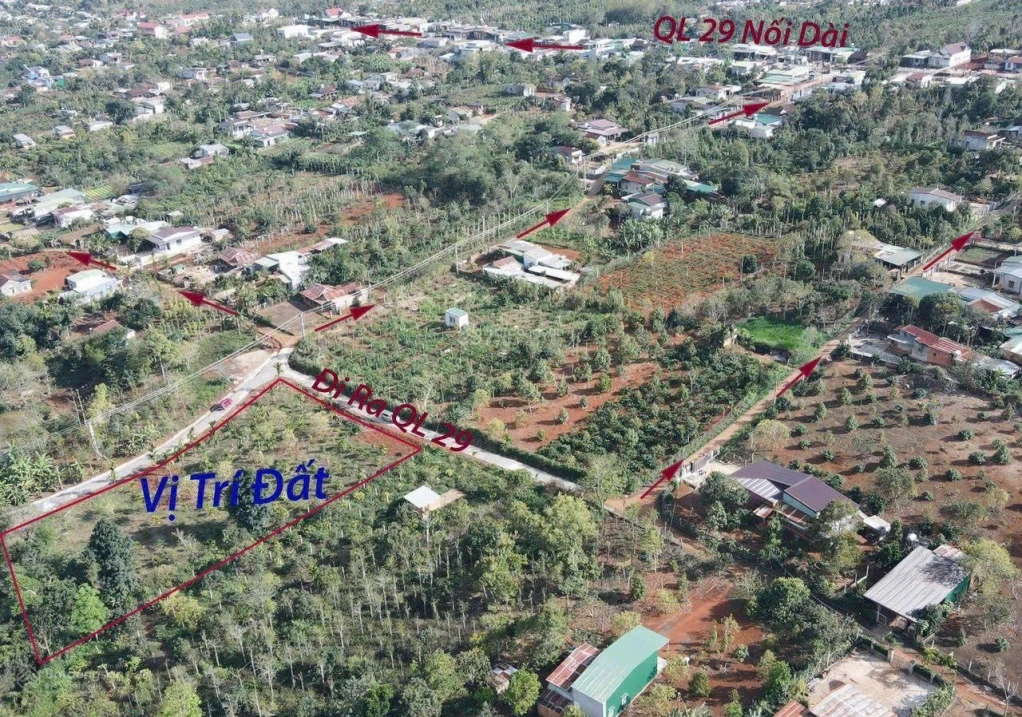 Bán đất Phú Xuân, Huyện Krông Năng, Đắk Lắk Diện tích: 175m², có 60m² đất ở Đường đất, vị trí - Ảnh thu nhỏ 3