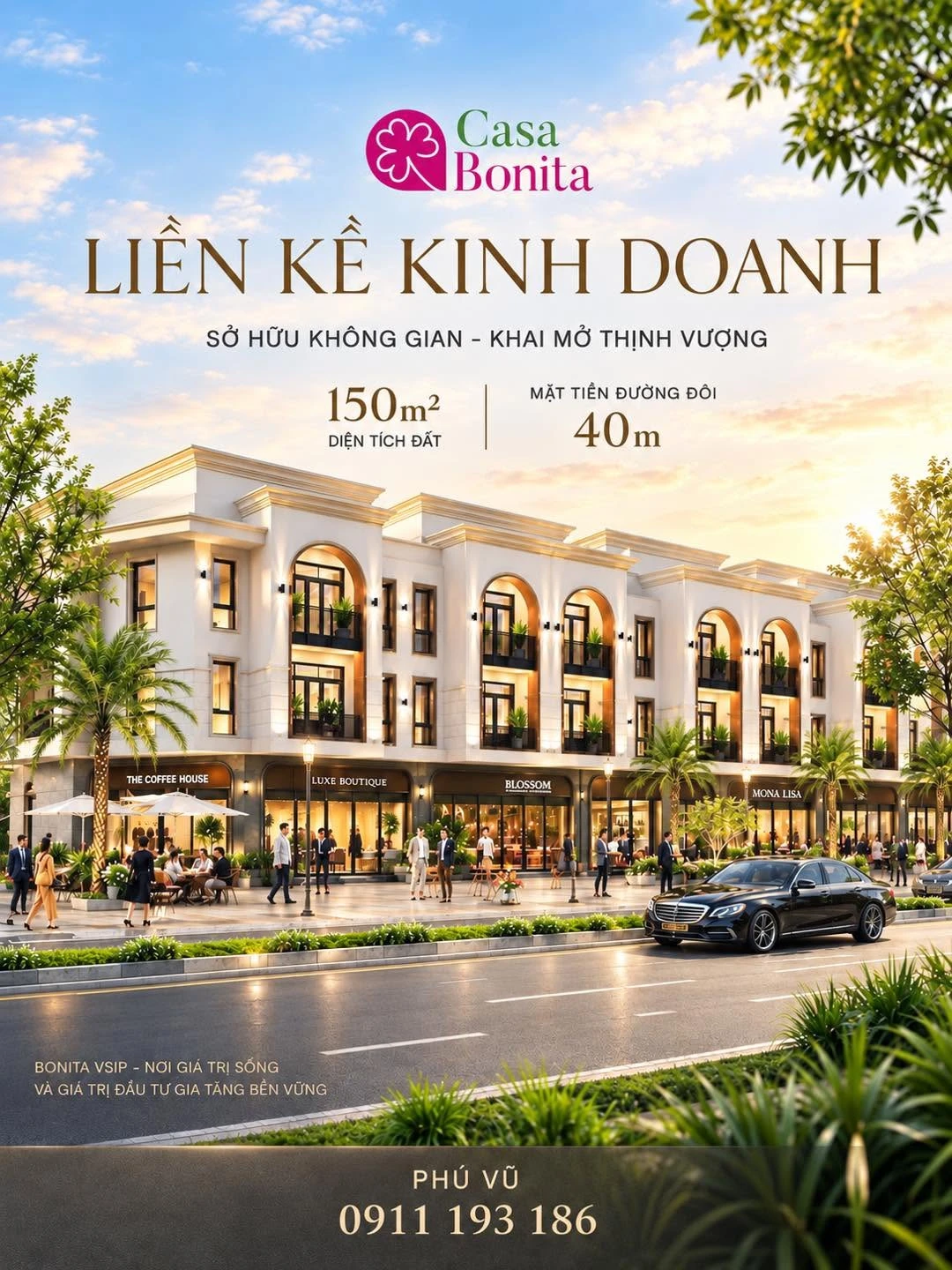 Bán shophouse 150m² mặt đường VSIP Nghệ An 6 tỷ - Ảnh 1