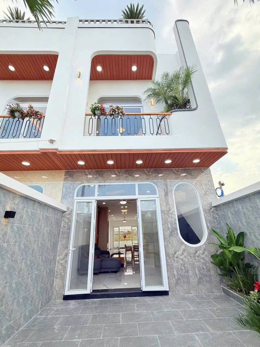 Bán nhà 1 trệt 1 lầu 116m² mặt tiền Phước Vân, Cần Dước - Ảnh thu nhỏ 2