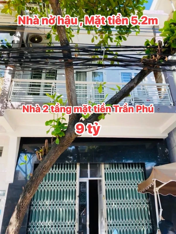 Bán nhà 2 tầng mặt tiền Trần Phú Nha Trang, 68.3m2, 2PN