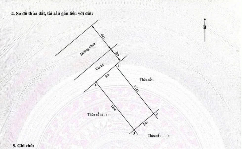Bán lô đất 60m² mặt tiền 5m Bùi Viện, Hóc Môn - Ảnh 1