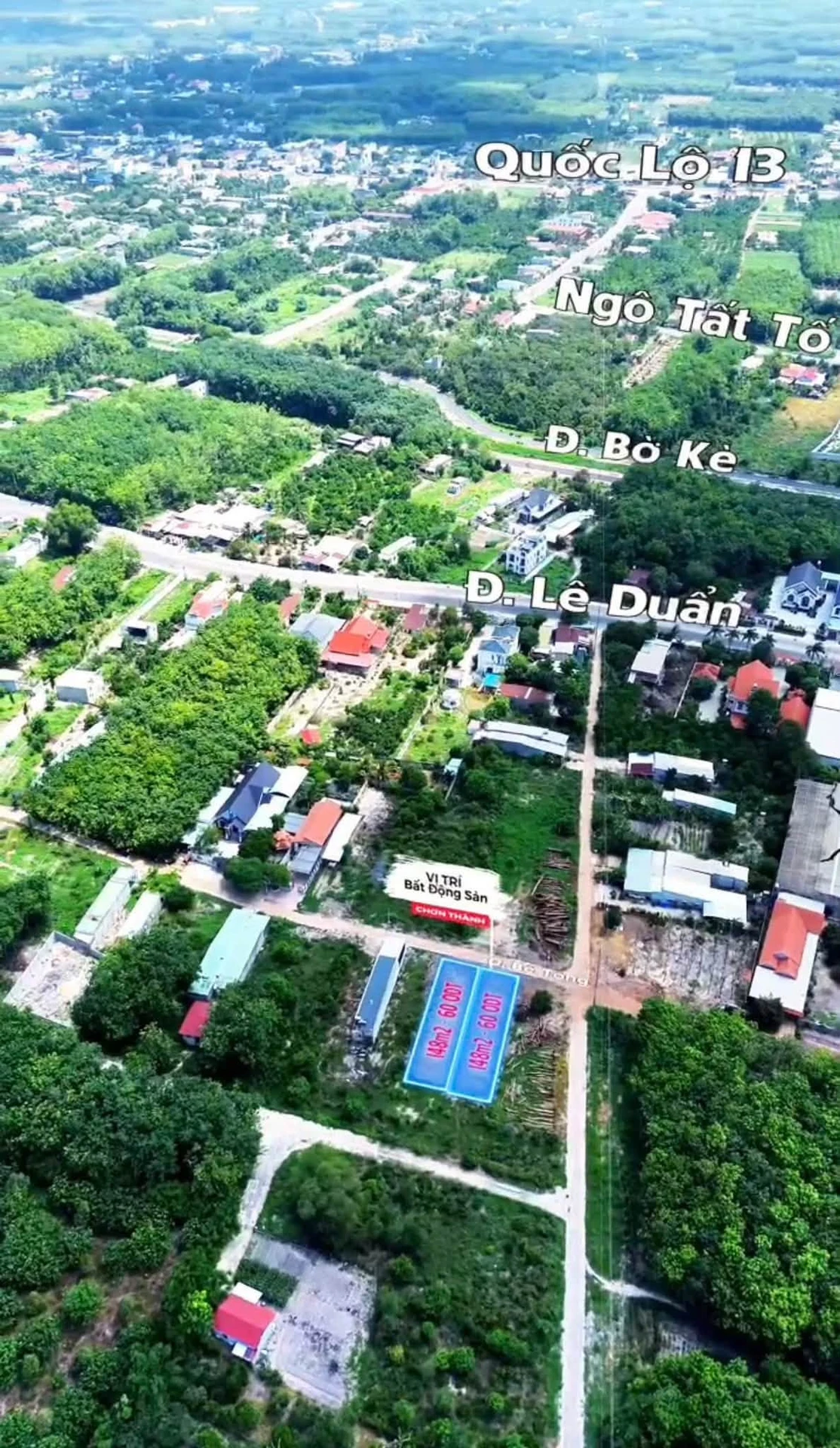 Bán đất Chơn Thành 60m2 gần Lê Duẩn 650 triệu - Ảnh 1