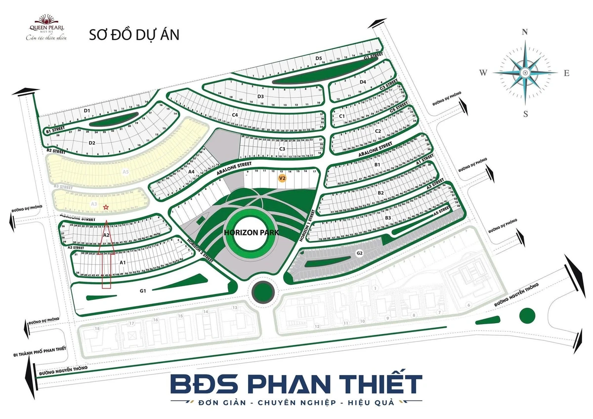 Bán đất Ocean Dunes Phú Hài 112,7m² view biển - Ảnh 1