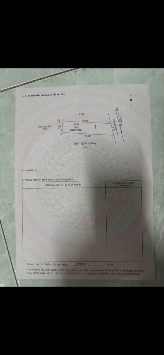 Bán đất Phú Lợi Thủ Dầu Một 149m2, hẻm 288 - Ảnh thu nhỏ 3