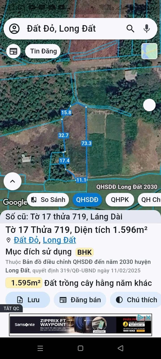 Bán 5 sào (5000m2) đất trồng cây tại Đất Đỏ, Nhà Bè - Ảnh thu nhỏ 4