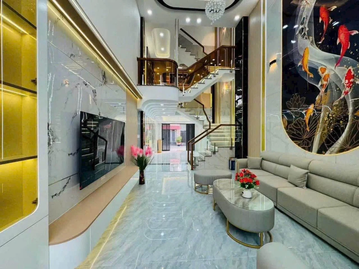 Bán nhà phố 4 tầng 80m2 có thang máy Trần Thị Năm, Tân Chánh Hiệp, Quận 12 - Ảnh thu nhỏ 4