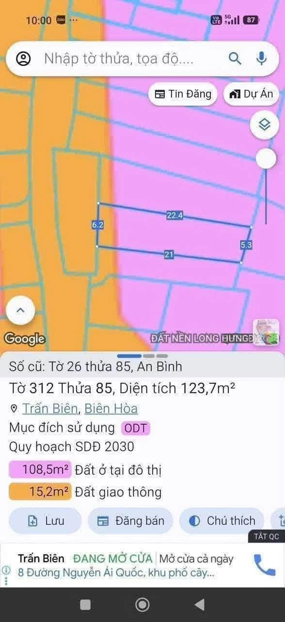 Bán nhà 123m2 phường An Bình, Trấn Biên, Đồng Nai - Ảnh 1