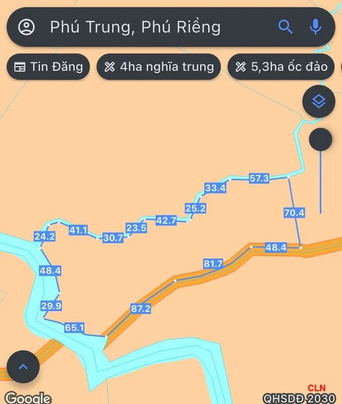 Bán đất 1ha9 Phú Trung, Bình Phước 1 tỷ 8 - Ảnh 1