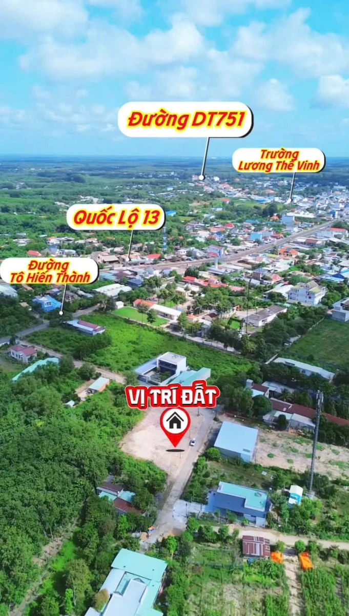 Bán đất góc 2 mặt tiền 150m² tại Chơn Thành, Bình Phước 520 triệu - Ảnh thu nhỏ 4