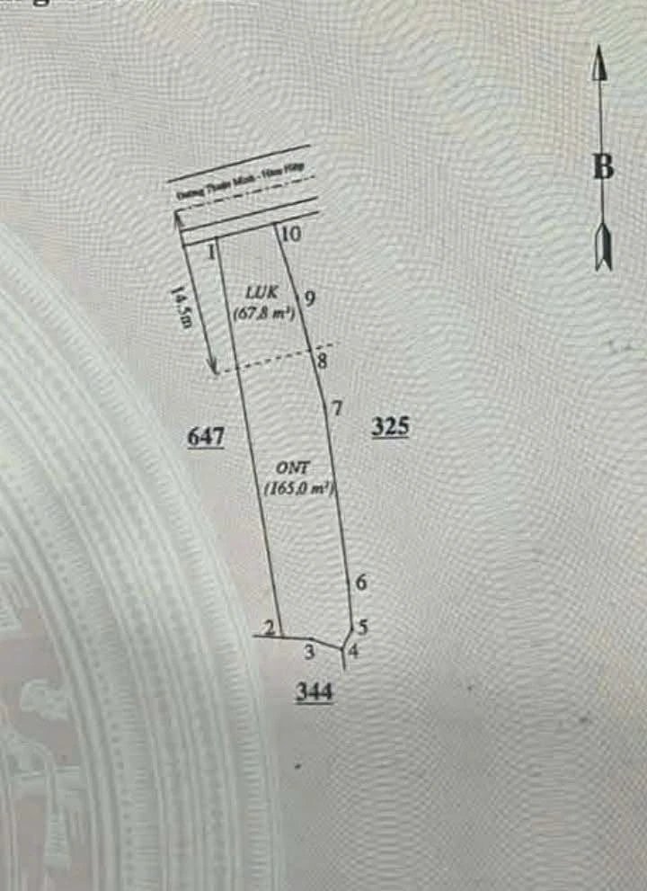 Bán lô đất Hàm Liêm 232m², 799 triệu - Ảnh 1
