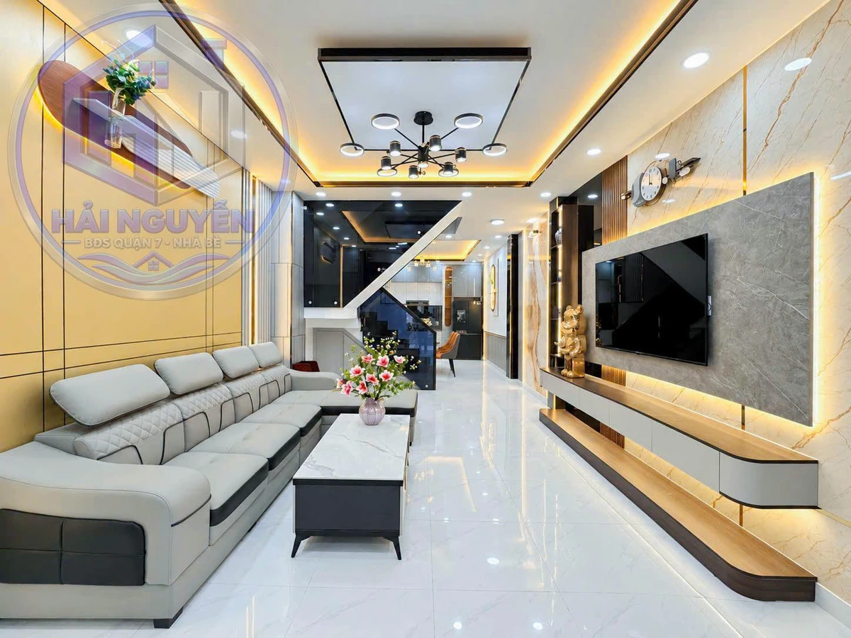 Bán nhà 3 tầng hẻm Huỳnh Tấn Phát Q7, 64m², 4PN, 7.9 tỷ - Ảnh thu nhỏ 3