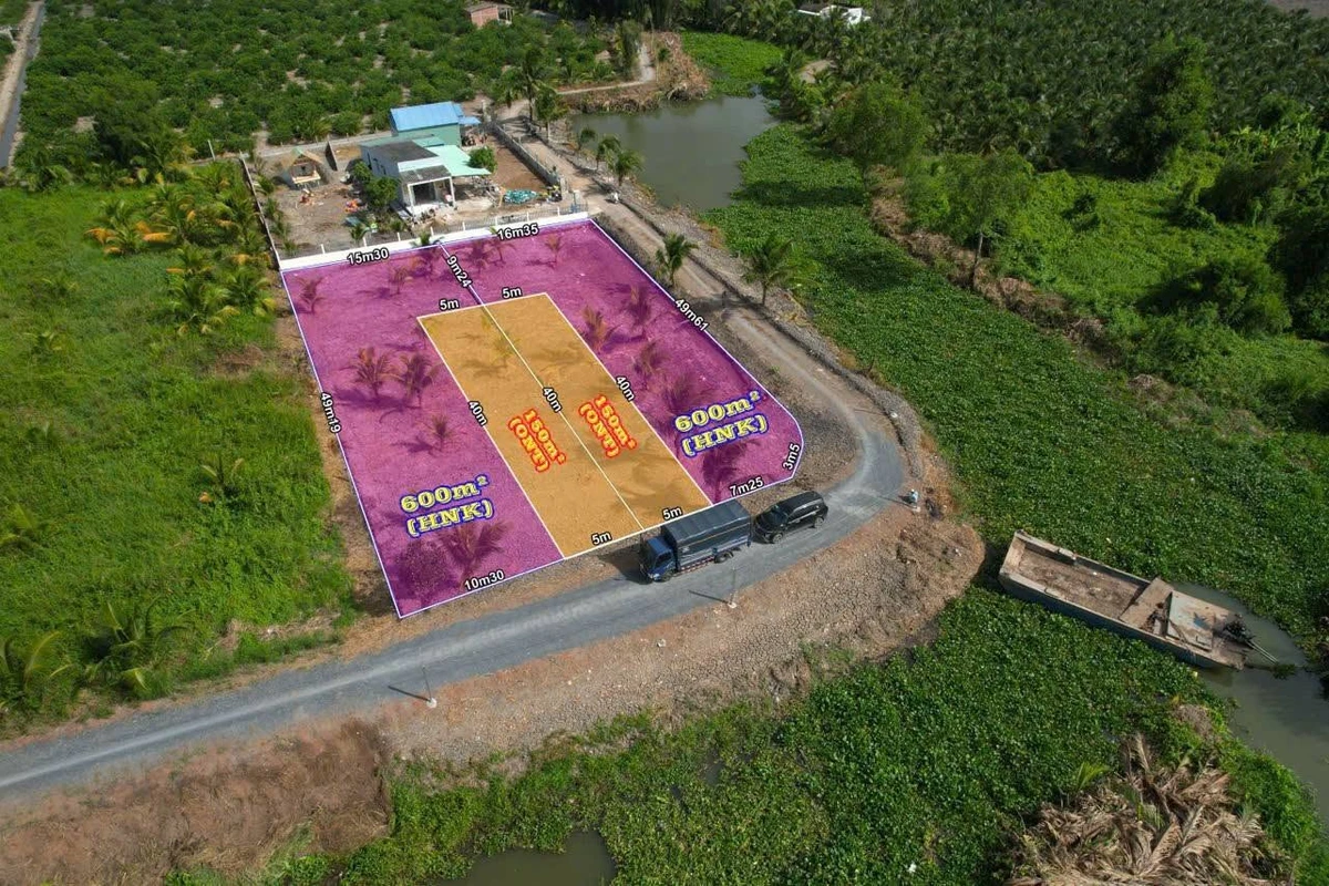 Bán đất mặt tiền sông Vàm Cỏ Đông 750m2 xã Thạnh Hòa, Bến Lức, Long An - Ảnh thu nhỏ 3