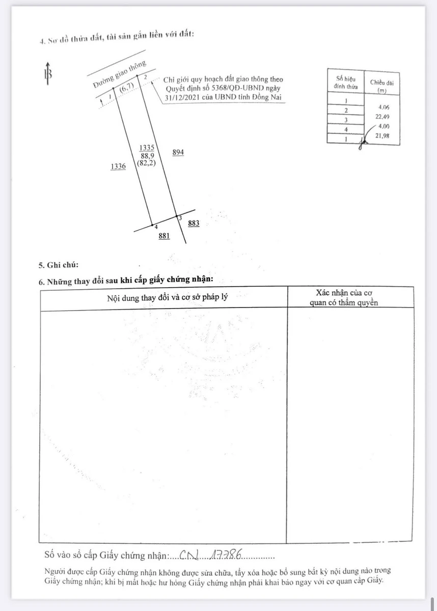 Bán lô đất Bến Đôi 115m² sổ hồng riêng 880 triệu - Ảnh 1
