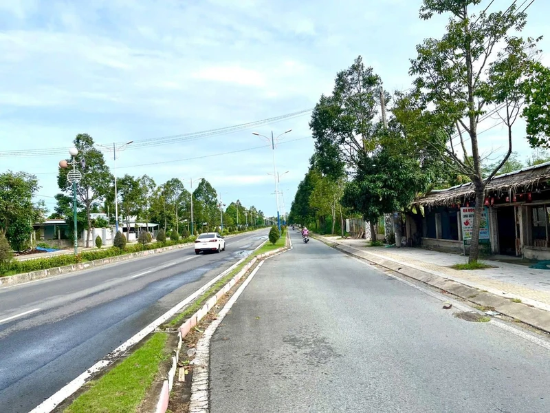 Bán đất 8x52m (416m2) đường Trương Vĩnh Trọng, thị trấn Giồng Trôm, giá 1,6 tỷ
