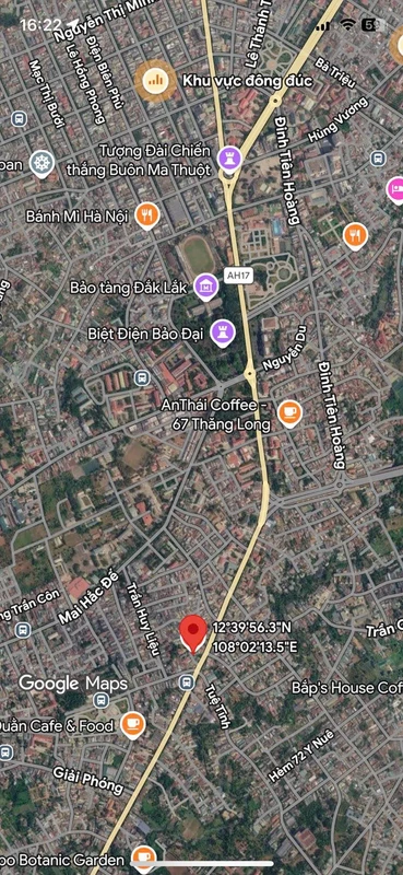 Bán đất thổ cư 93m2 hẻm 170 Lê Duẩn, Phường Tân Thành, Buôn Ma Thuột giá 3,58 tỷ