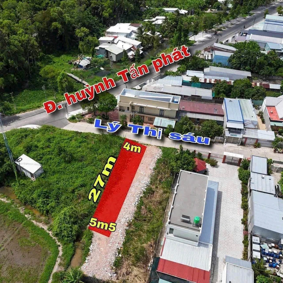Bán đất mặt tiền Lý Thị Sáu Rạch Giá 133m² 1 tỷ 750 triệu - Ảnh thu nhỏ 2