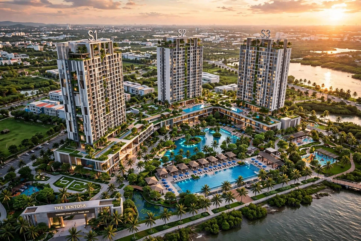 Bán căn hộ studio 32.9m² Sentosa Tầng 18 1.48 tỷ - Ảnh thu nhỏ 3