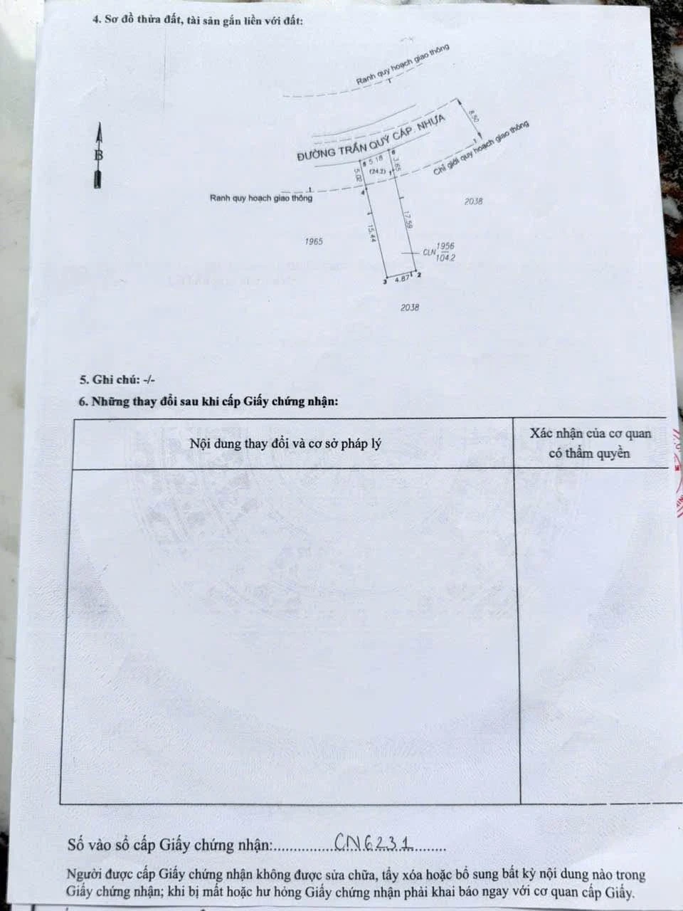 Bán đất mặt tiền Trần Quy Cáp Dĩ An 500m² 4,5 tỷ - Ảnh 1