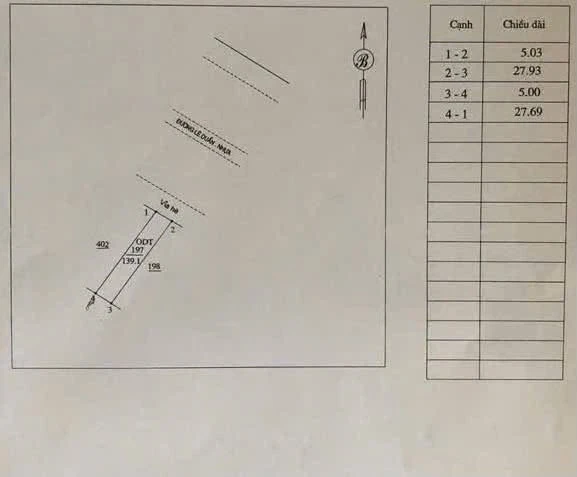 Bán lô đất thổ cư 139m² mặt tiền Lê Duẫn Phan Thiết 6.2 tỷ - Ảnh 1