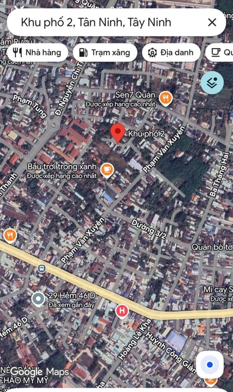 Bán đất Khu phố 6, Phường 3, Tây Ninh 250m²