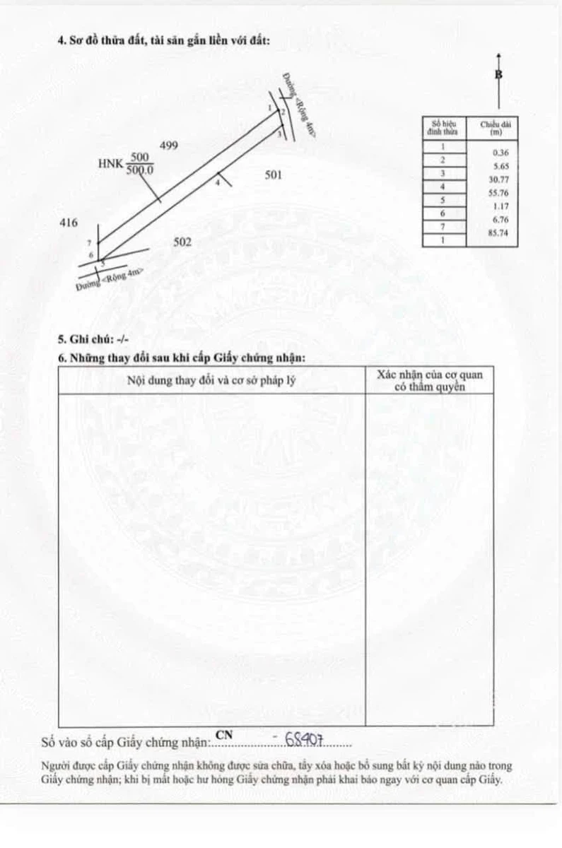 Bán lô đất 6x85m giá 465 triệu đối diện Khu du lịch Đoàn Thành, Buôn Ma Thuột - Ảnh thu nhỏ 4