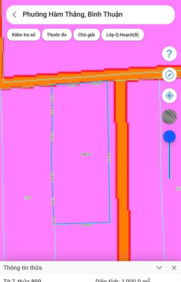 Bán lô đất 1000m2 tại Phường Hàm Thắng, Phan Thiết, 1,15 tỷ - Ảnh thu nhỏ 4