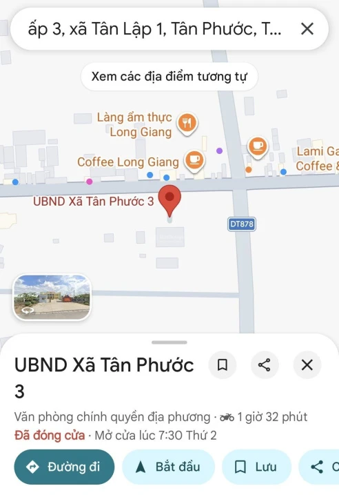 Bán đất tại Xã Tân Lập 1, Huyện Tân Phước, Tiền Giang, 6,9 tỷ, 7000 m2 hàng hiếm giá tốt
